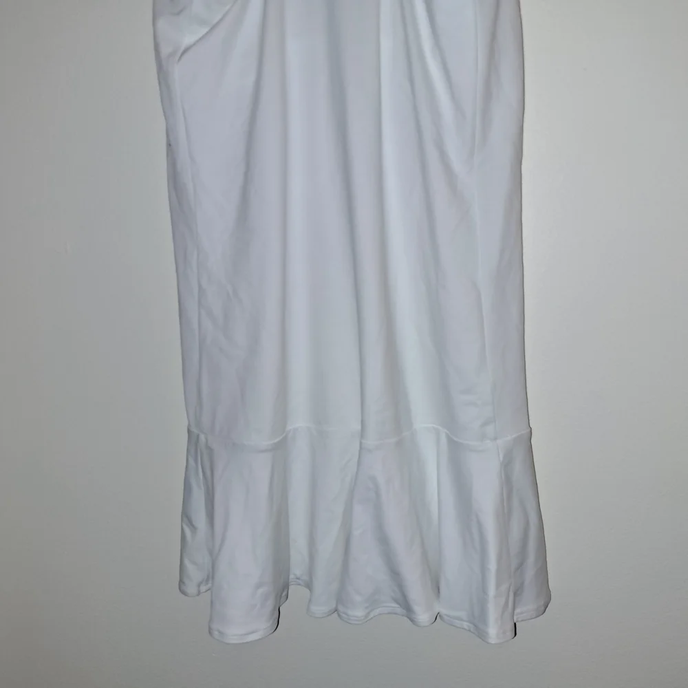 Polo Ralph Lauren Girls White Racerback Ruffle Hem Tennis Dress Size‎ Medium